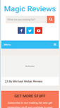 Mobile Screenshot of magicreviews.com